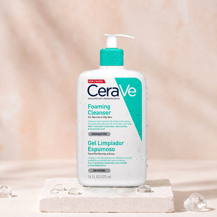 CeraVe Gel Limpiador Espumoso Piel Normal a Grasa 473ml