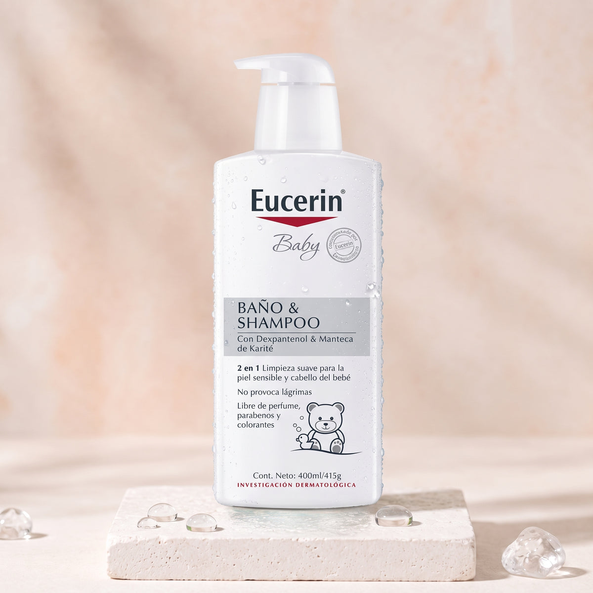 Eucerin Baby Baño y Shampoo 2 en 1 400ml