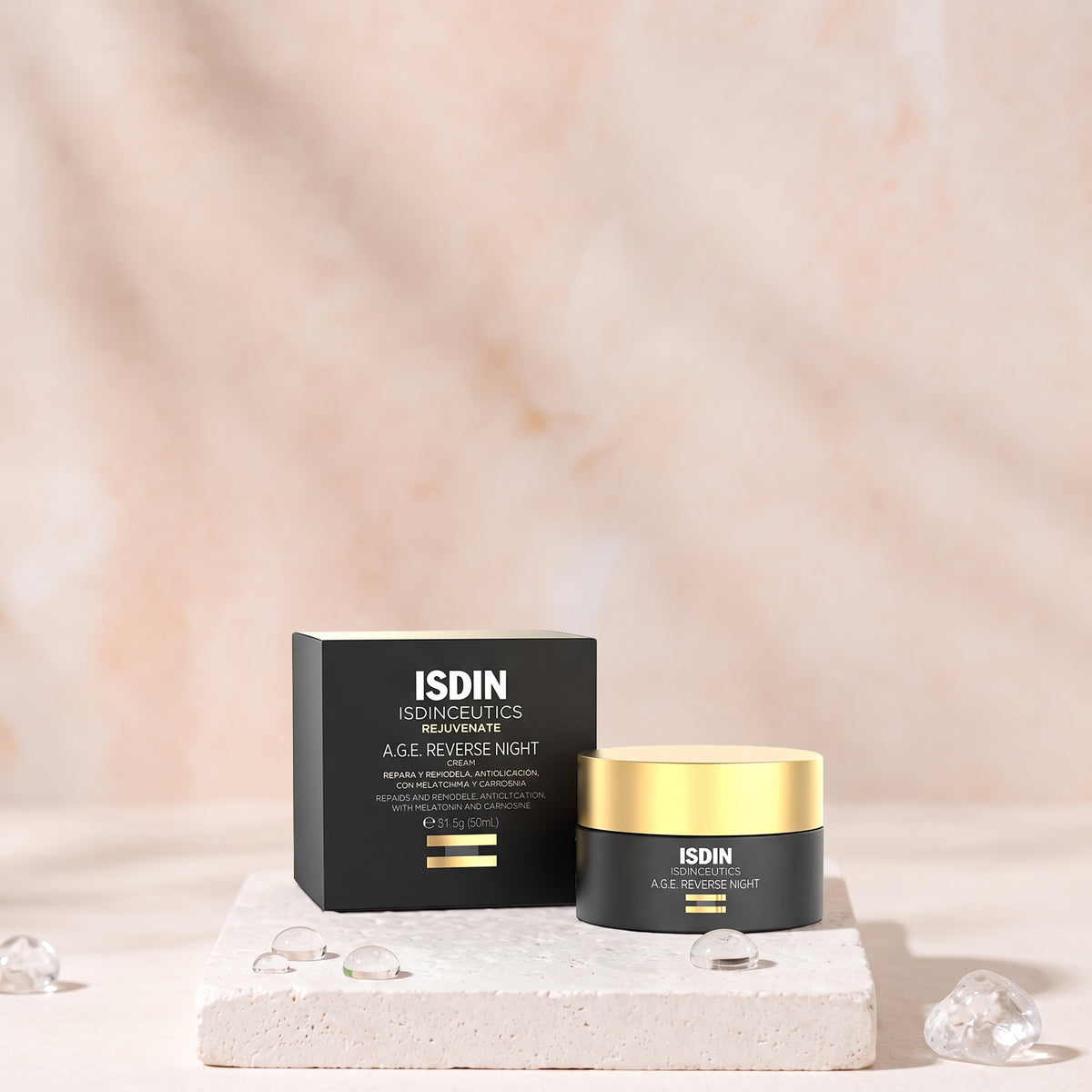 ISDIN Isdinceutics A.G.E. Reverse Night Crema Reparadora Antiedad 50 g
