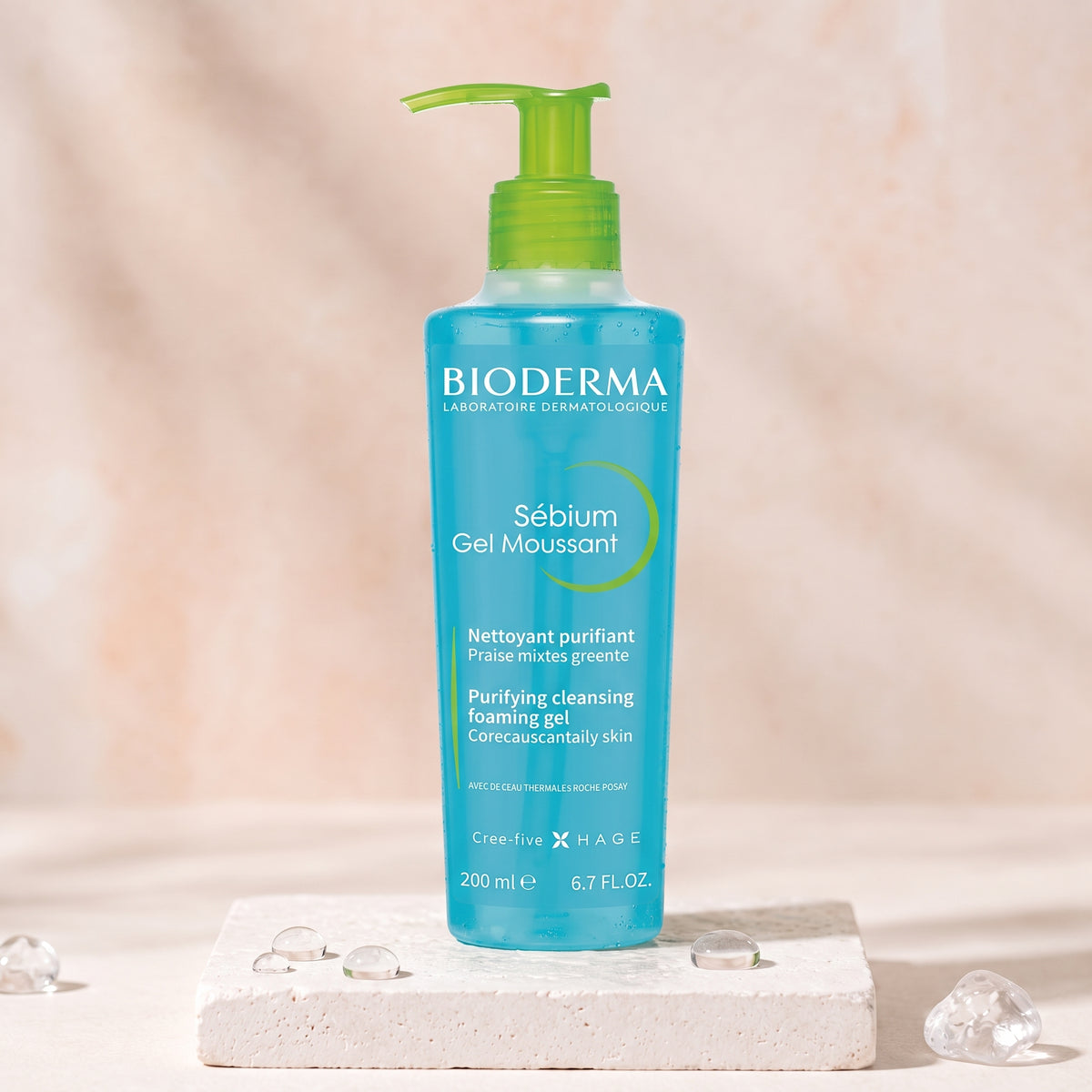 Bioderma Sébium Gel Moussant Gel Purificante Facial 200ml